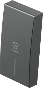 Cover with lens and washer icon 1M, anthracite