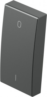Cover with ON/OFF icon 1M, anthracite