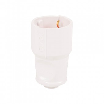 Cupla cu contact de protectie alba – EL-BI