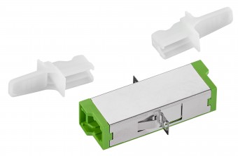Cuplor FO E2000/APC Simplex, Plastic, OS2, ceramic, flansa