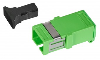 Cuplor FO FTTH SC/APC Simplex, Plastic, OS2, ceramic, f. fl.