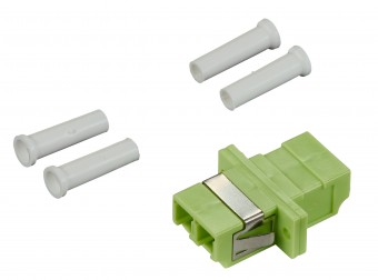 Cuplor FO LC-Duplex, Plastic, OM5, ceramic, flansa