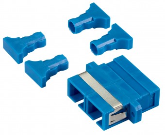 Cuplor FO SC-Duplex, Plastic, OS2, ceramic, flansa