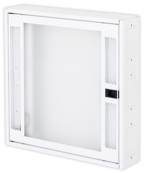 Cutie cabl.struct.DW4,3 rand,44xTOOLLESS,4x230V,RAL9003,plat