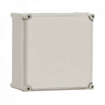 Cutie din poliester cu capac gri 135x135x129mm