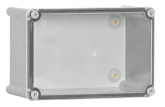 Cutie din poliester cu capac transparent 270x360x171mm