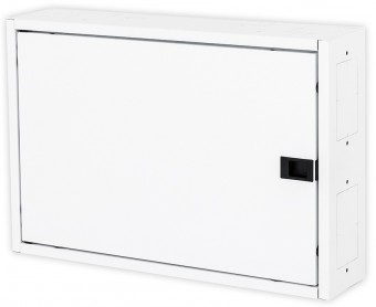 Cutie distributie DW4, 2 randuri , 44 module , RAL9003, plat