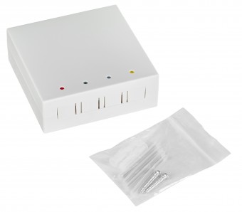 Cutie FTTH aparenta,goala pentru 4 FO,L=80xH=28xA=80mm