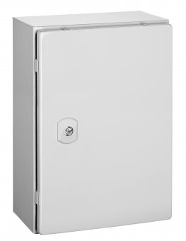Cutie metalică+contrapanou, o uşă IP66 ÎxLxA=350x250x150mm