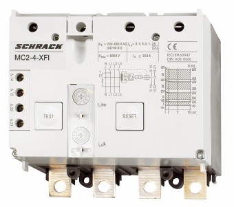 Declansator diferential 0,1-3A 4p, tip AC