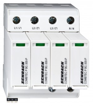 Descarcator brosabil,4+0 TNS,Cl.I+II (B+C) 300V / 12.5kA