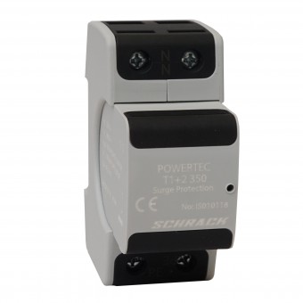 Descarcator combinat T1+T2, 25kA+c.aux, debrosabil