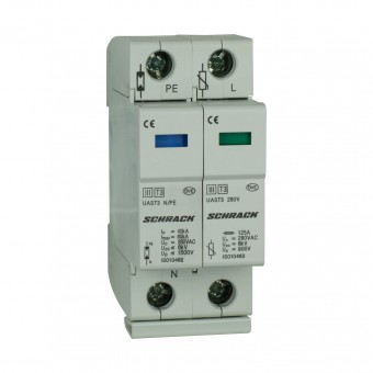 Descarcator complet, T3/D, 1+1, 280V - Seria UAS