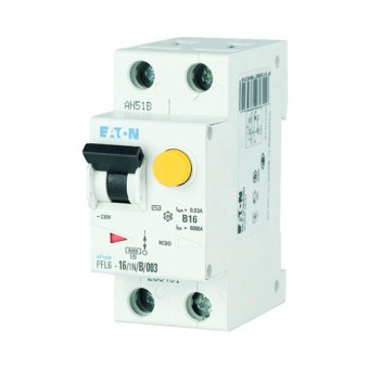 Diferential RCBO 1P+N 10A 30mA 6kA curba B – EATON | PFL6