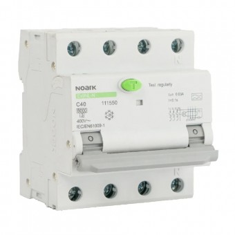 Diferential RCBO 3P+N 40A 300mA 6kA curba C – NOARK | 111526