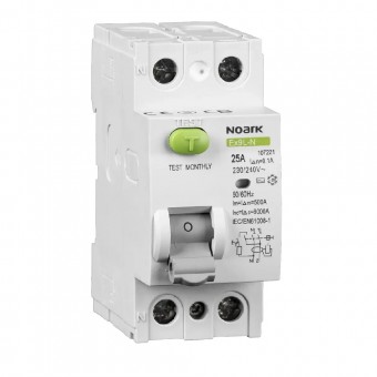Diferential RCCB 2P 25A 100mA 6kA – NOARK | 108318