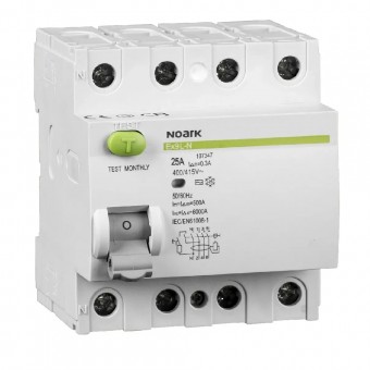 Diferential RCCB 4P 16A 30mA 6kA – NOARK | 108330
