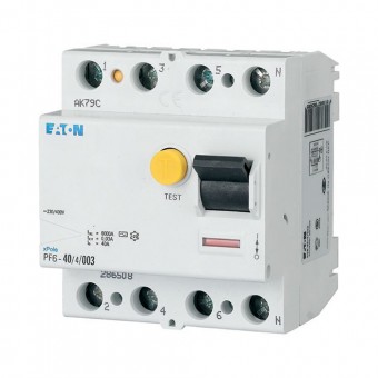 Diferential RCCB 4P 25A 30mA 6kA – EATON | PF6