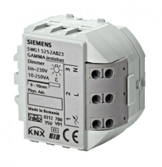 Dimer universal‚ 1 x 230 V c.a.‚ 250 VA, sarcina R,L,C