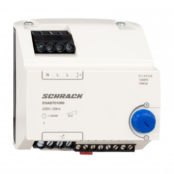 Dimmer cu montaj pe sina DIN 1200VA, RC