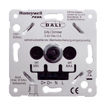 Dimmer rotative pentru Dali, 230V, 50-60 Hz, IP20