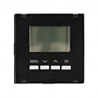 Display termostat, incalzire/racire, negru