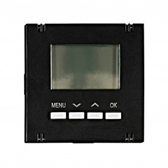 Display termostat pardoseala, negru