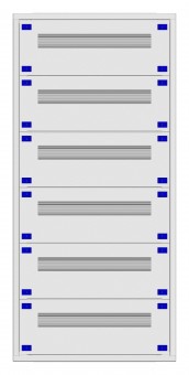 Distribution board insert KVN 40mm, 2-24K, 6-rows