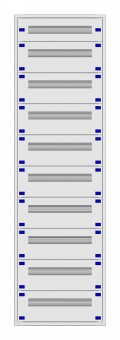 Distribution board insert KVN 40mm, 2-39K, 10-rows