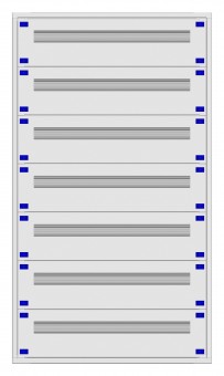 Distribution board insert KVN 40mm, 3-28K, 7-rows