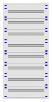 Distribution board insert KVN 40mm, 3-33K, 8-rows