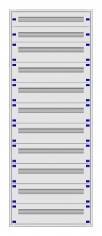 Distribution board insert KVN 40mm, 3-42K, 11-rows