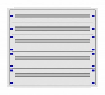 Distribution board insert KVN 40mm, 4-18K, 5-rows