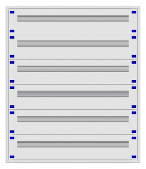 Distribution board insert KVN 40mm, 4-24K, 6-rows