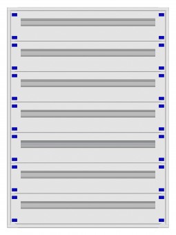 Distribution board insert KVN 40mm, 4-28K, 7-rows