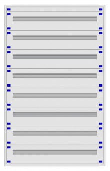 Distribution board insert KVN 40mm, 4-33K, 8-rows