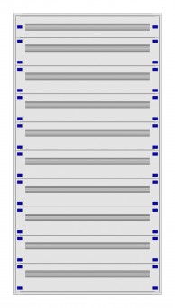 Distribution board insert KVN 40mm, 4-39K, 10-rows