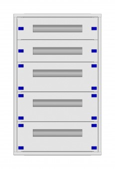 Distribution board insert KVN 60mm, 2-18K, 5-rows