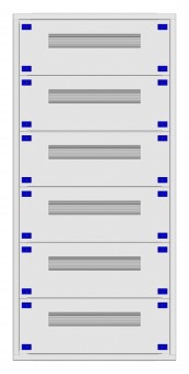 Distribution board insert KVN 60mm, 2-24K, 6-rows