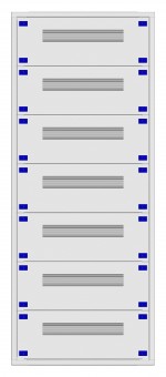 Distribution board insert KVN 60mm, 2-28K, 7-rows