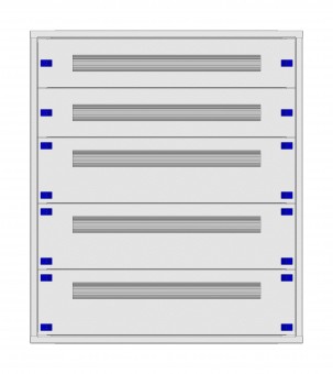 Distribution board insert KVN 60mm, 3-18K, 5-rows