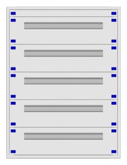 Distribution board insert KVN 60mm, 3-21K, 5-rows