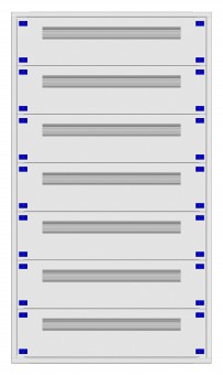 Distribution board insert KVN 60mm, 3-28K, 7-rows