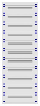 Distribution board insert KVN 60mm, 3-45K, 11-rows