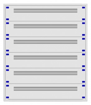 Distribution board insert KVN 60mm, 4-24K, 6-rows