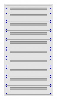 Distribution board insert KVN 60mm, 4-39K, 10-rows