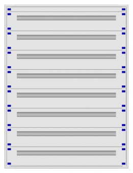Distribution board insert KVN 60mm, 5-33K, 8-rows