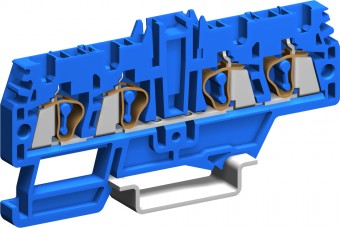 Double Spring Clamp Terminal HMM.2/2+2 blue, 2.5 mm²