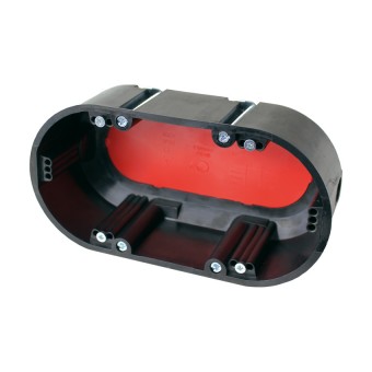 Doza dubla cu protectie la incendiu,  D=74mm, A=54mm
