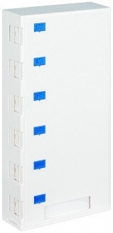Doza PT pt. 6 module TOOLLESS LINE, 173x30x85mm, RAL9010